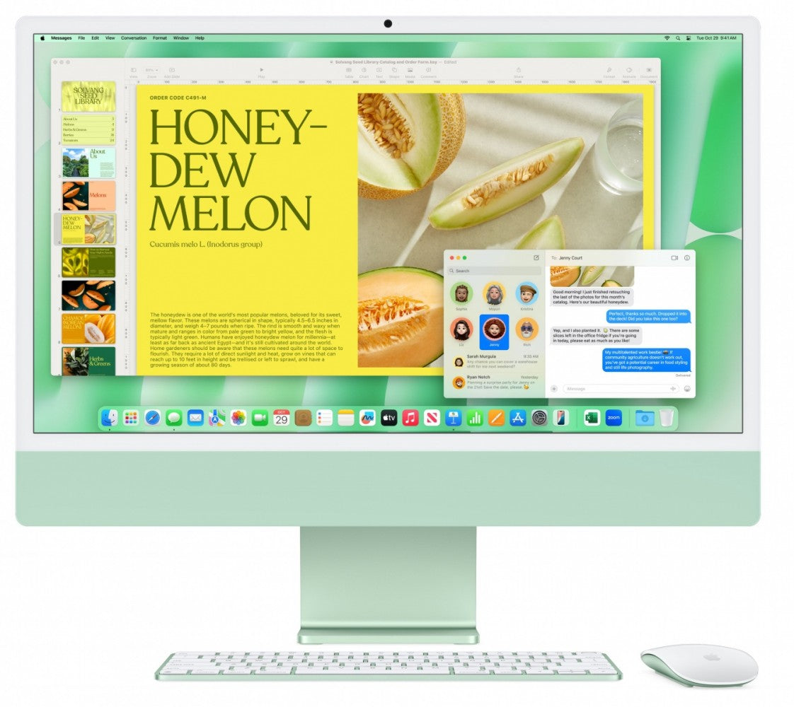 iMac 24 inch: M4 8/8, 16GB, 256GB SSD - Green
