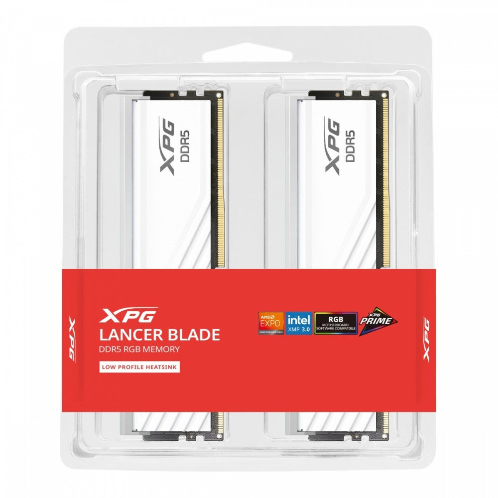 Memory XPG Lancer Blade DDR5 6000 32GB (2x16) CL36 RGB white