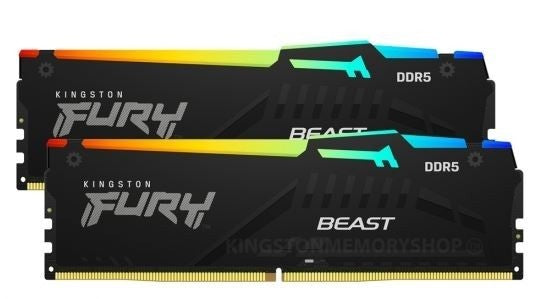 Memory DDR5 Fury Beast Black RGB 16GB(2 8GB)/6000 CL36 EXPO
