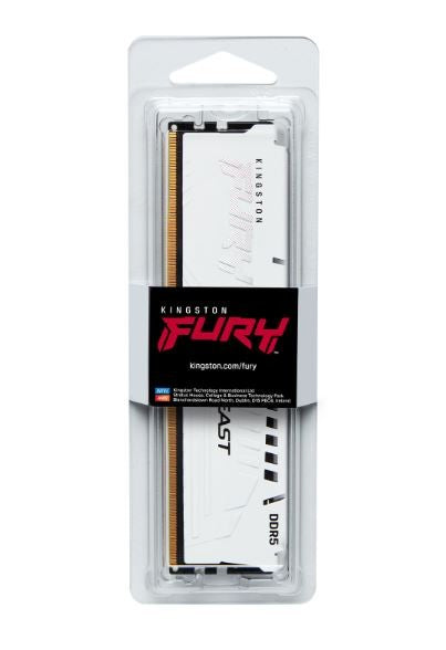 Memory DDR5 Fury Beast 16GB(1*16GB)/6400 CL32 EXPO white