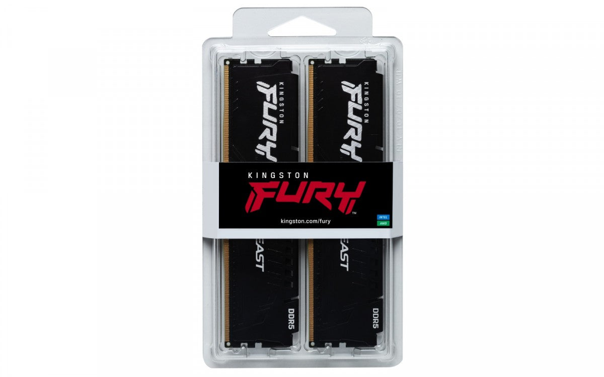 Memory DDR5 Fury Beast 32GB(2*16GB)/5600 CL36 black EXPO