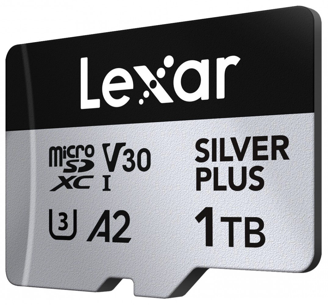 Memory card microSD 1TB C10 A2 U3 V30 205/150MB/s Silver Plus