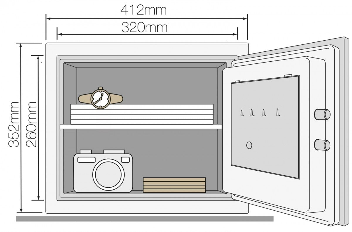 Fireproof safe YFM Home L