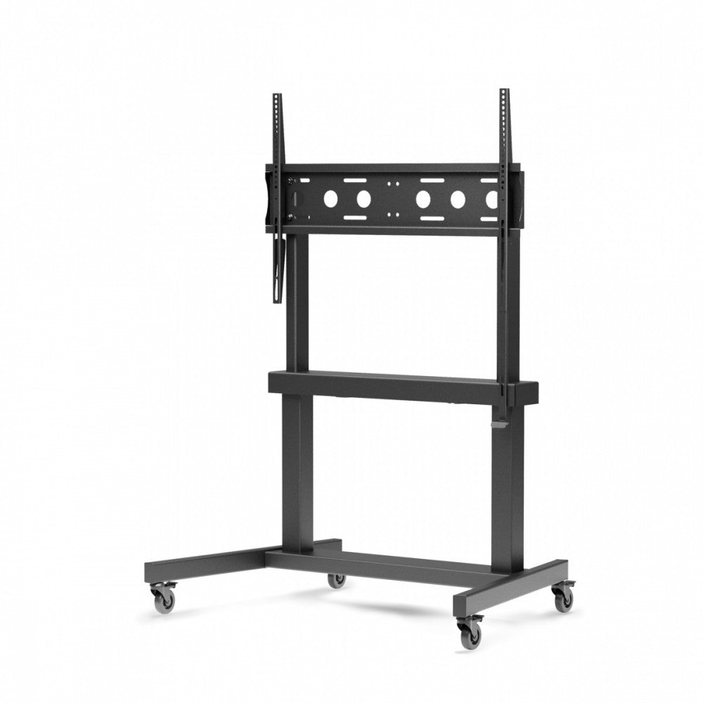 MTR200 trolley with electric height adjustment for 55-98 inch VESA 800x600 monitors, load capacity: 80 kg