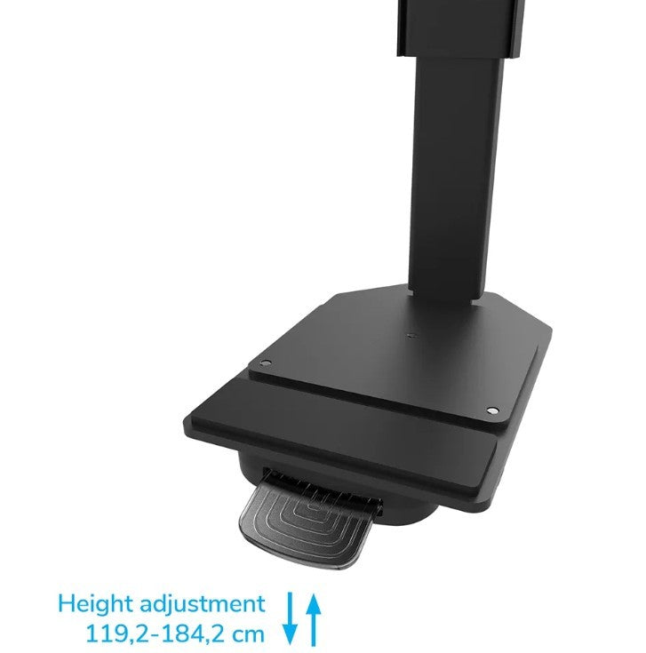 FL55-975BL1 MOVE Lift XL TV trolley 75-115" - motorised 160kg 200x200-1200x600 h:119-184