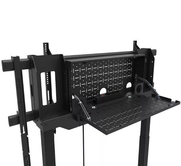 FL55-975BL1 MOVE Lift XL TV trolley 75-115" - motorised 160kg 200x200-1200x600 h:119-184