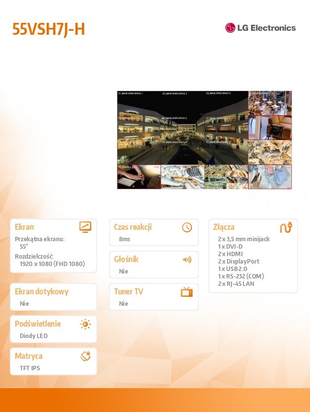 Monitor 55VSH7J-H 700cd/m2 24/7