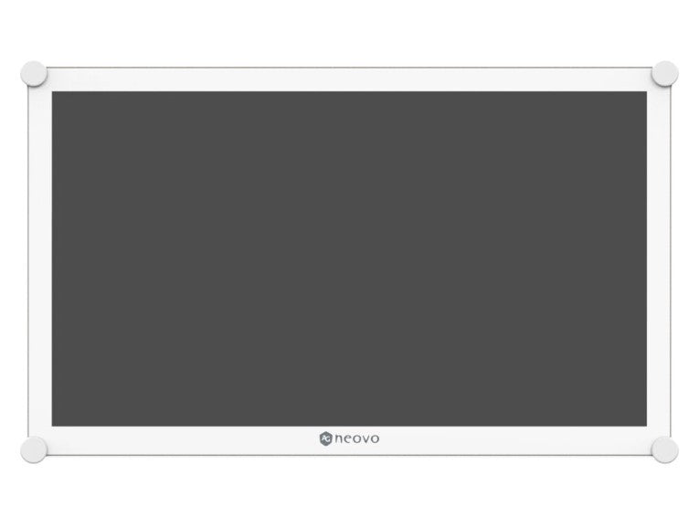 Monitor 21.5 inches DR-2202 IPS NeoV GLASS 9H IP65* 500CD/M2 1000:1 5MS DP HDMI VGA USB SPEAKERS WHITE