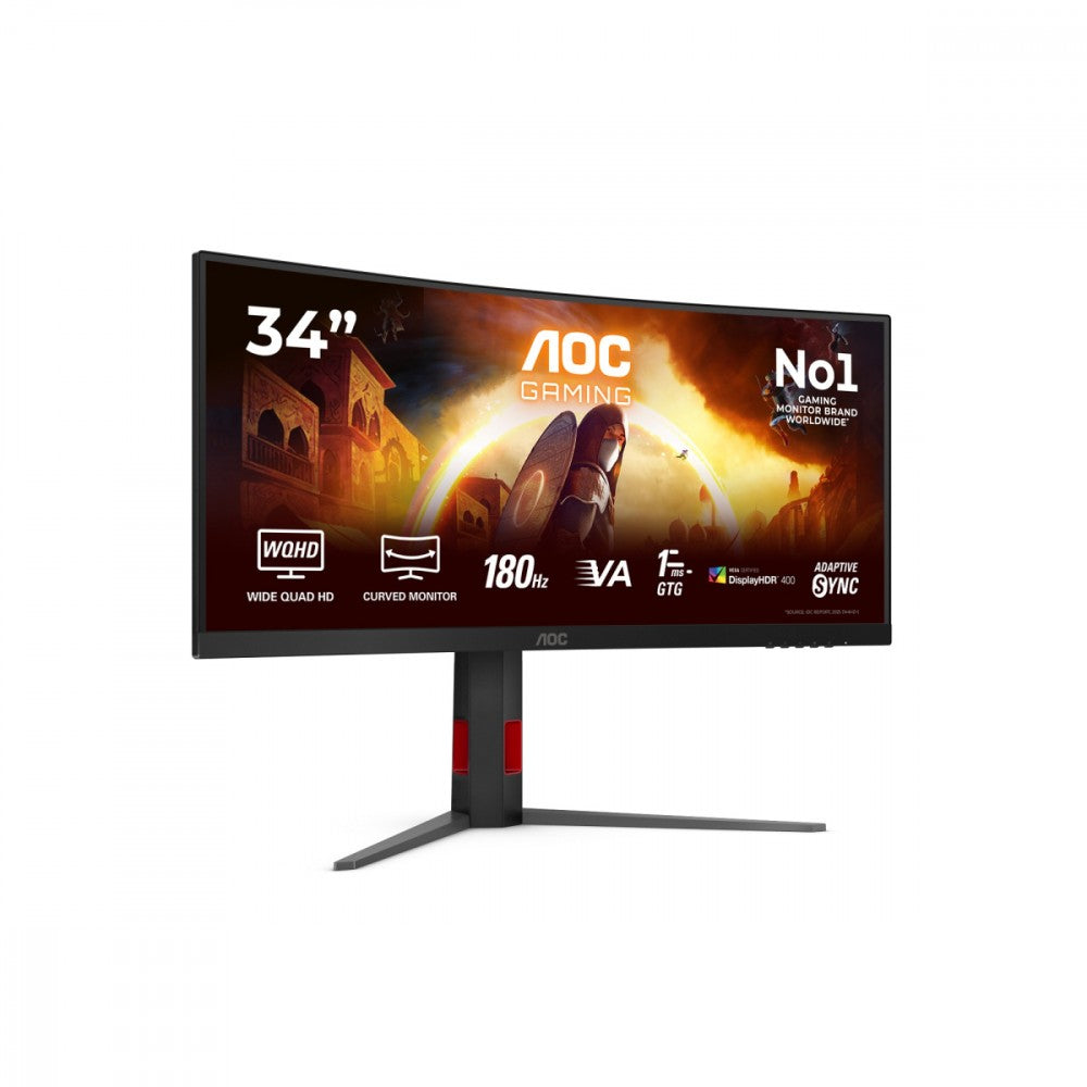 Monitor 34 inch CU34G4CA VA Curved 180Hz HDMIx2 DP