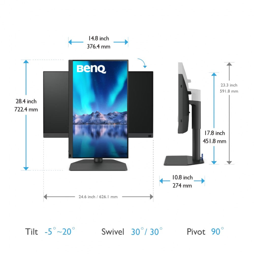 Monitor 27 inches SW272QN IPS 2K/LED/60Hz/HDMI