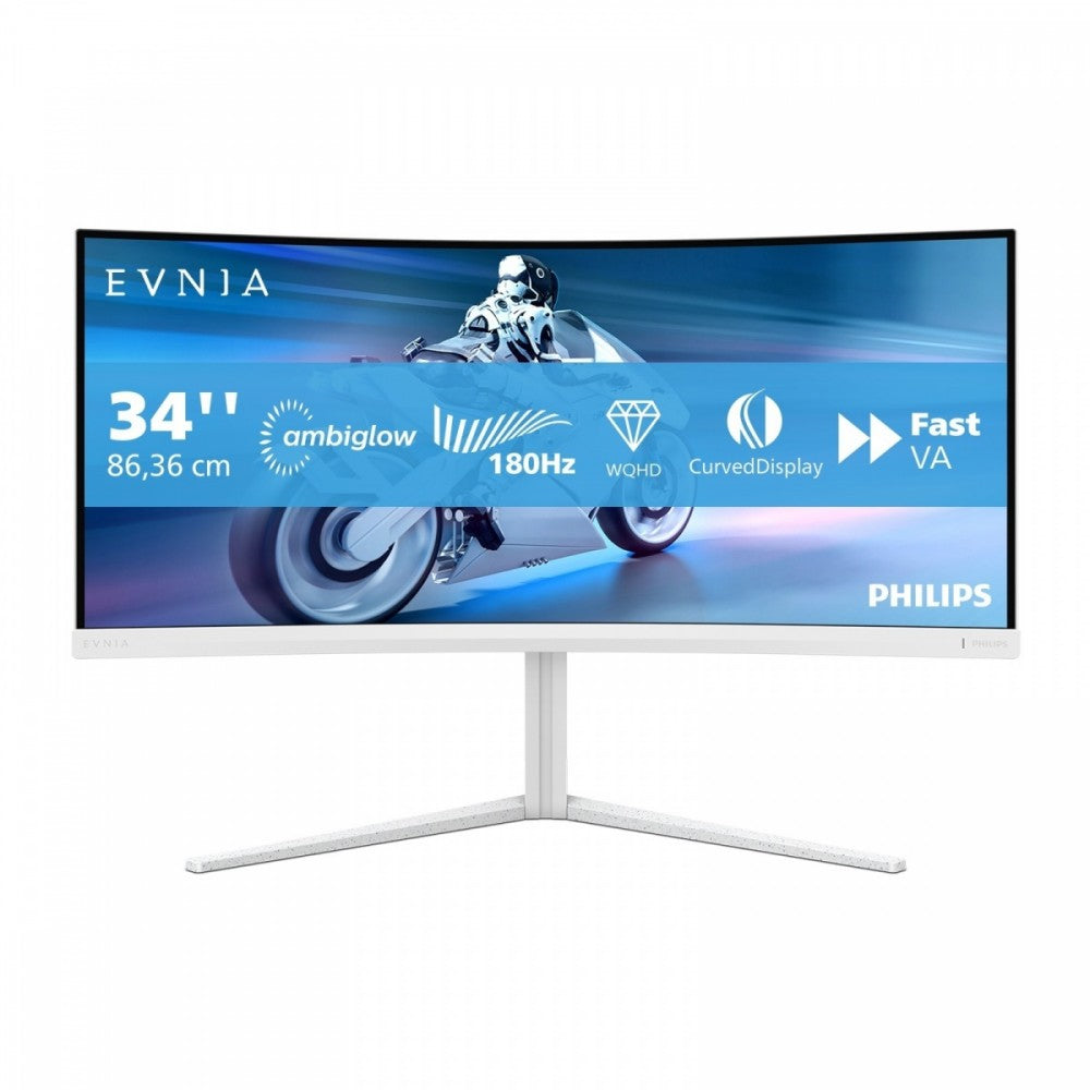 Monitor 34 inches 34M2C5501A Curved VA 180Hz HDMIx2 DP HAS Ambiglow