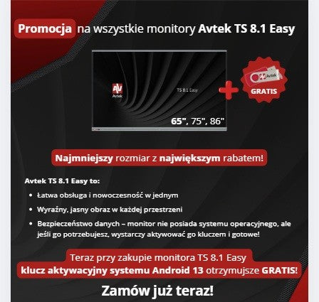 Monitor TS 8.1 EASY 86 with Android