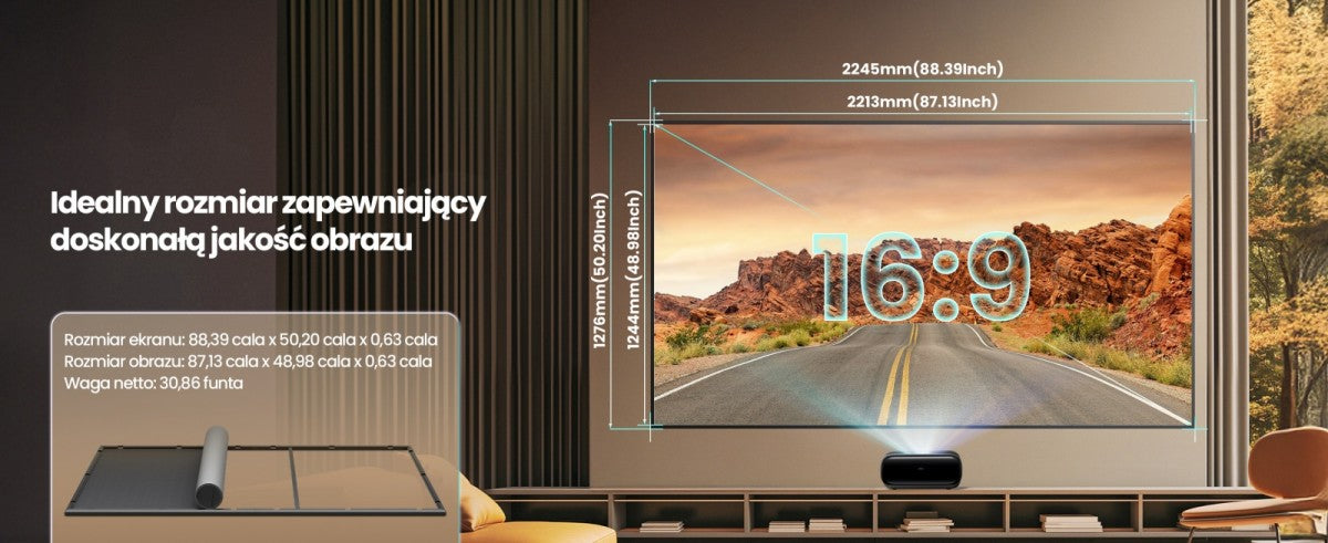 Fernsel JC2-8P2 100-inch Frame Screen