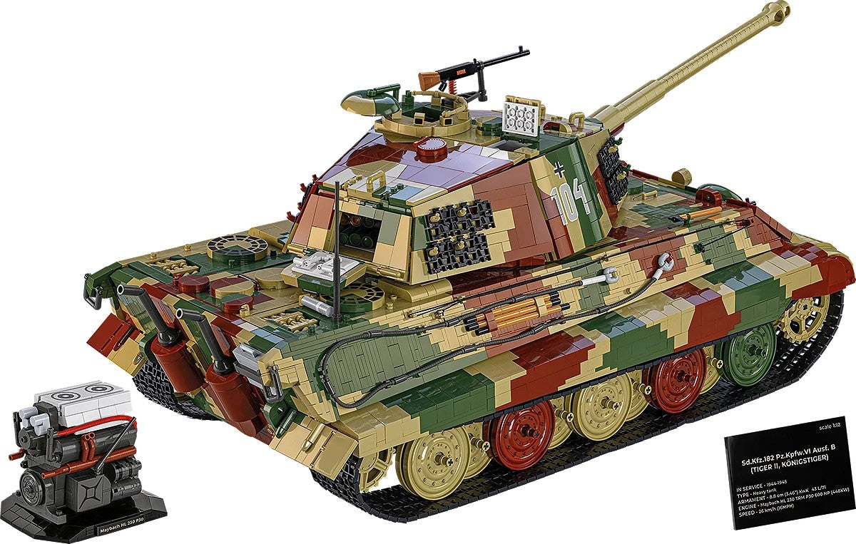 Bricks Tiger II Konigstiger 11170 pieces