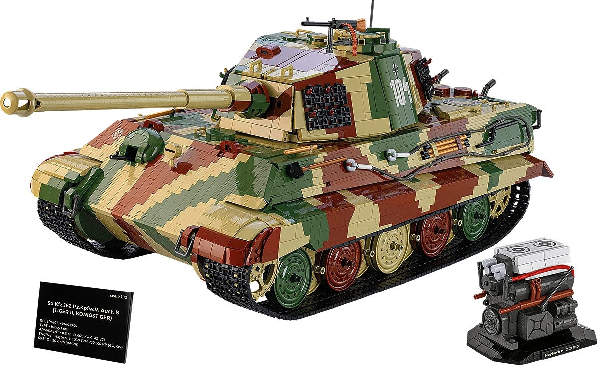 Bricks Tiger II Konigstiger 11170 pieces