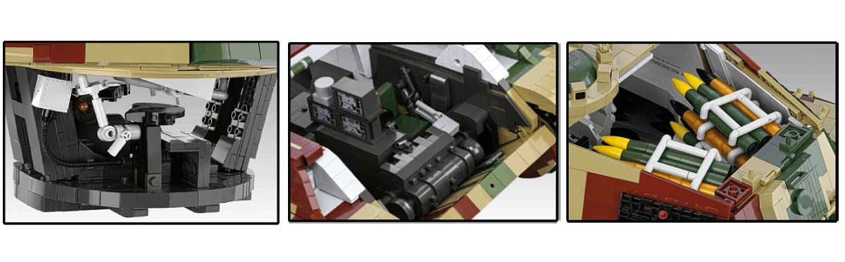 Bricks Tiger II Konigstiger 11170 pieces