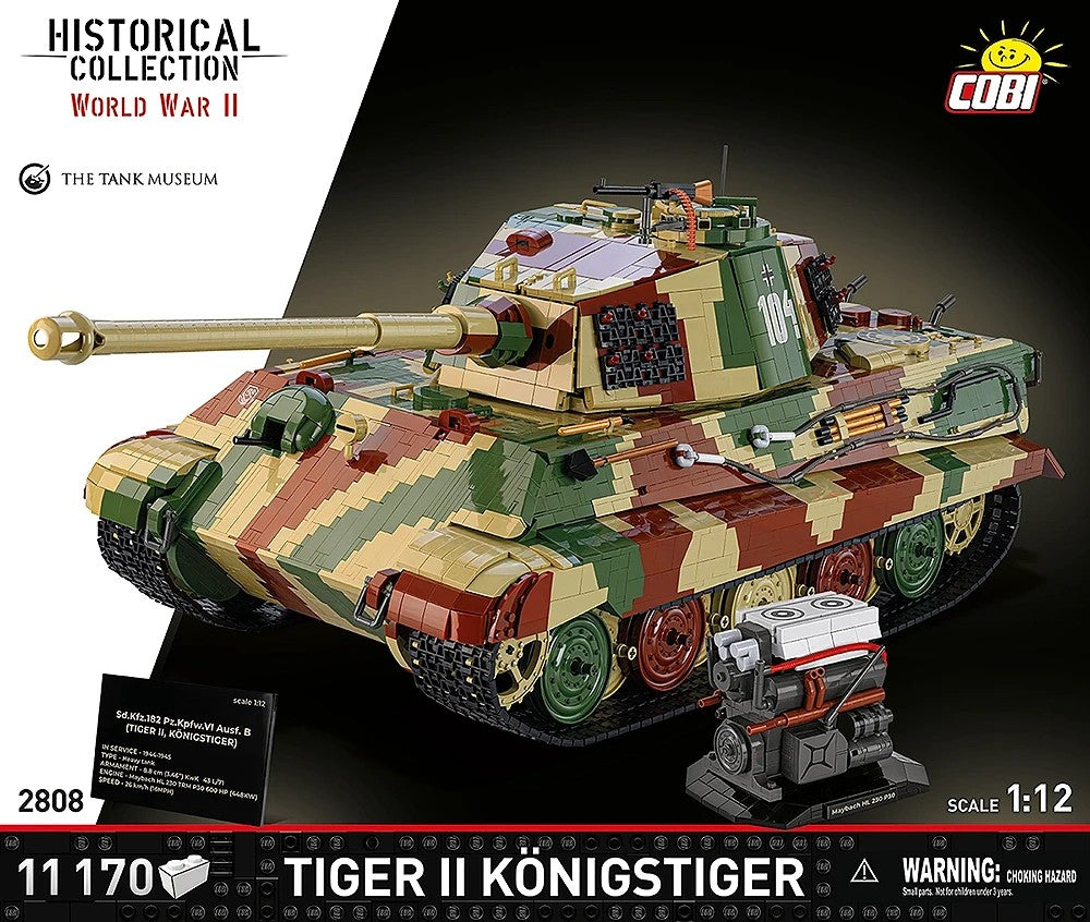 Bricks Tiger II Konigstiger 11170 pieces