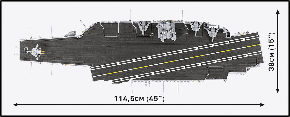 Blocks CVN-65 Aircraft Carrier 6131 blocks