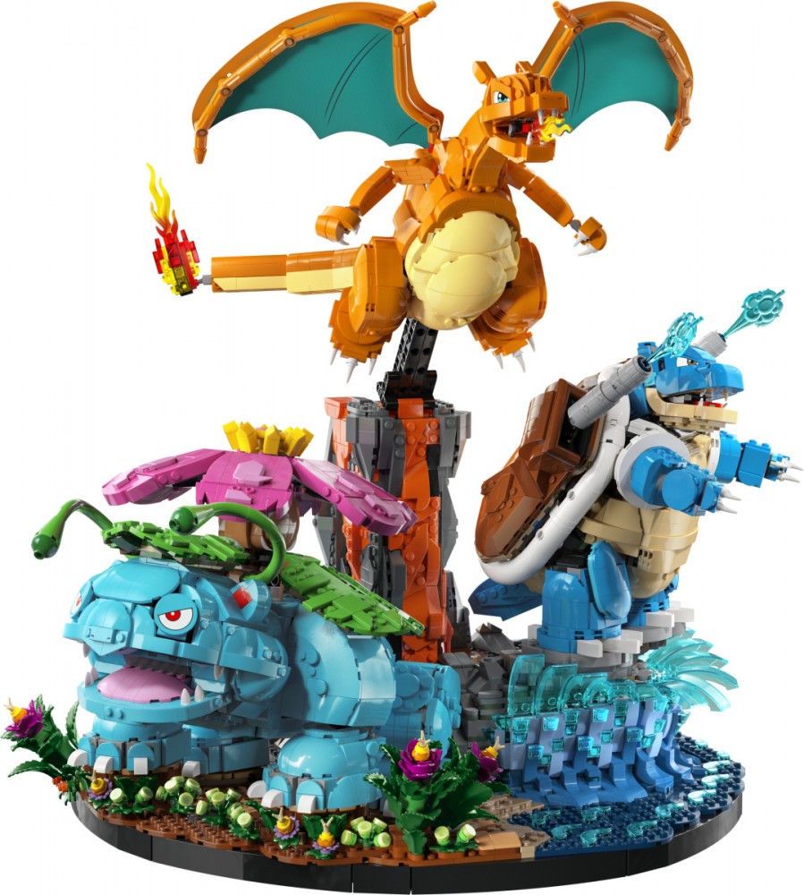 Bricks Ninjago 72153 Venusaur, Charizard i Blastoise