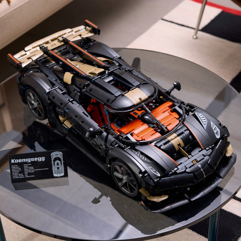 Bricks Technic 42232 Koenigsegg Sadairs Spear Megacar