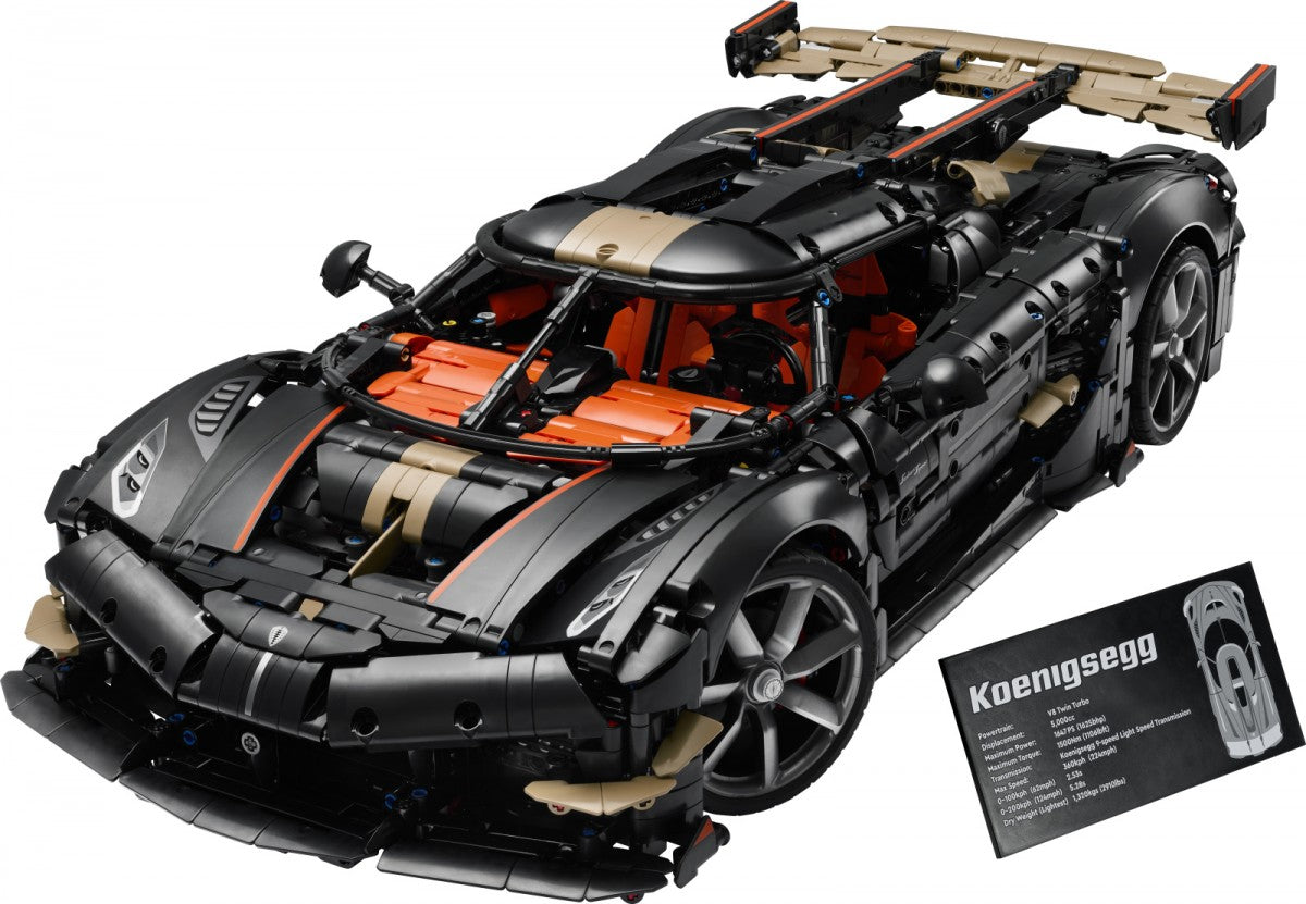 Bricks Technic 42232 Koenigsegg Sadairs Spear Megacar