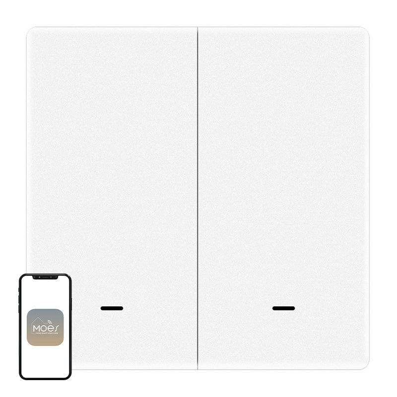 MOES ZT-B-EU2 ZigBee 2-Button Scene Switch - Image 1