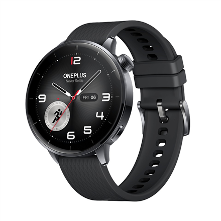 OnePlus Watch 3 (43mm) | Smart watch | GPS (satellite) | AMOLED | 1.32" | Black Steel