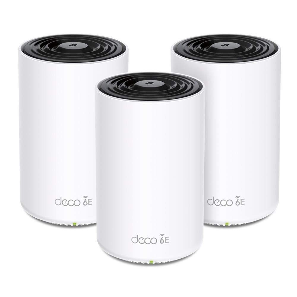 Wireless Router TP-LINK Wireless Access Point / Router 2-pack 5400 Mbps Mesh Wi-Fi 6e 2x10/100/1000M 1x2.5GbE LAN \ WAN ports 3 Number of antennas 4 DECOXE75PRO(3-PACK)
