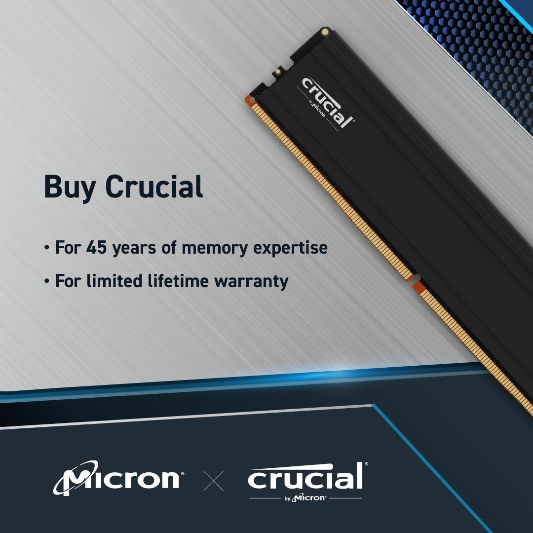 MEMORY DIMM PRO 48GB DDR5-5600/CP48G56C46U5T CRUCIAL
