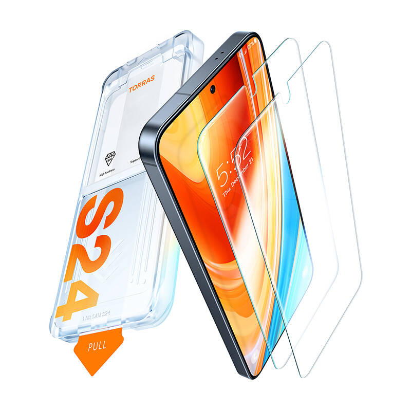 Tempered glass for Samsung S24+ Torras Install Master - Image 2