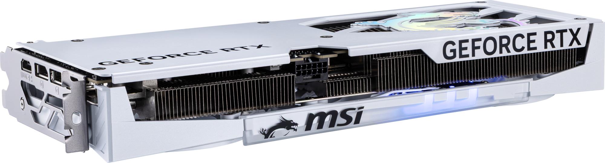 Graphics Card MSI NVIDIA GeForce RTX 5060 Ti 16 GB GDDR7 128 bit PCIE 5.0 16x Triple slot Fansink 1xHDMI 3xDisplayPort 5060TI16GGAMTRIOOCWHITE