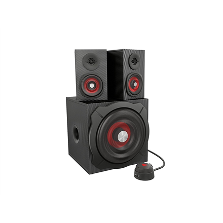 GENESIS Helium 610BT Computer Speakers, Wired, Bluetooth, Black | Genesis | Helium 610BT | Bluetooth | Red/Black