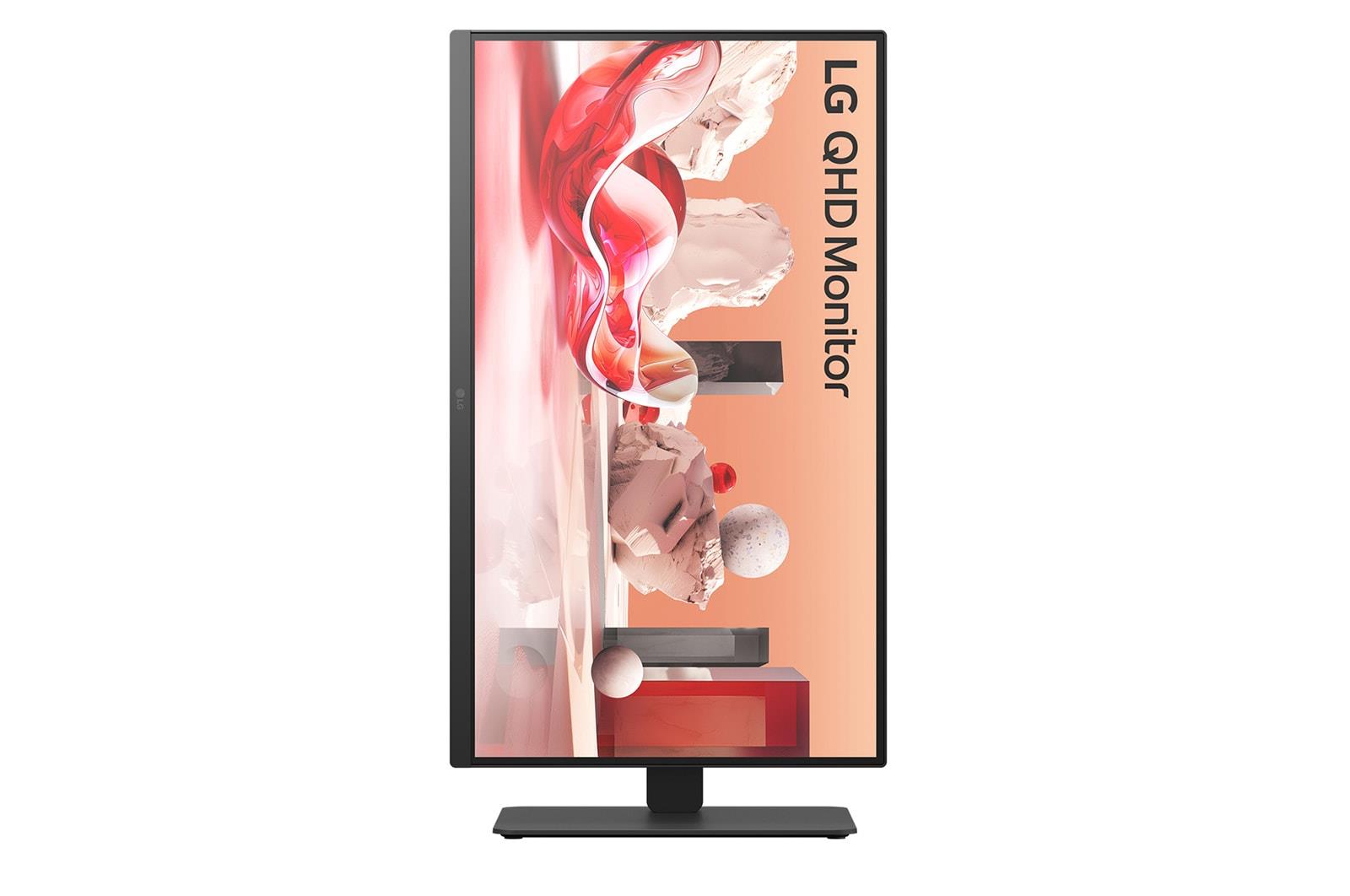 LCD Monitor LG 27BA75QB-B 27" Panel IPS 2560x1440 16:9 100Hz Matte Speakers Swivel Pivot Height adjustable Tilt Colour Black 27BA75QB-B