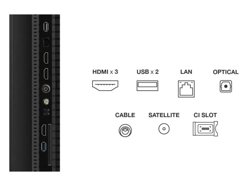TV Set TCL 50 " 4K Ultra HD 3840 x 2160 pixels Flat 16:9 QLED 50T69C
