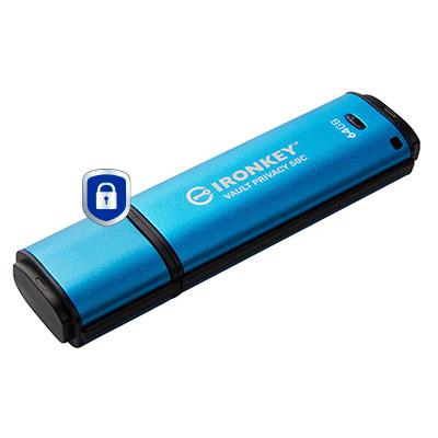 MEMORY DRIVE FLASH USB-C 64GB/IKVP50C/64GB KINGSTON