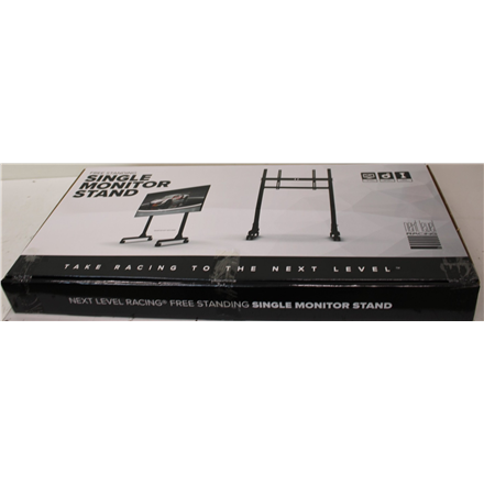 SALE OUT. Next Level Racing Free Standing Single Monitor Stand | Floor stand | Mobility | 24-85 " | USED, SCRATCHED PART