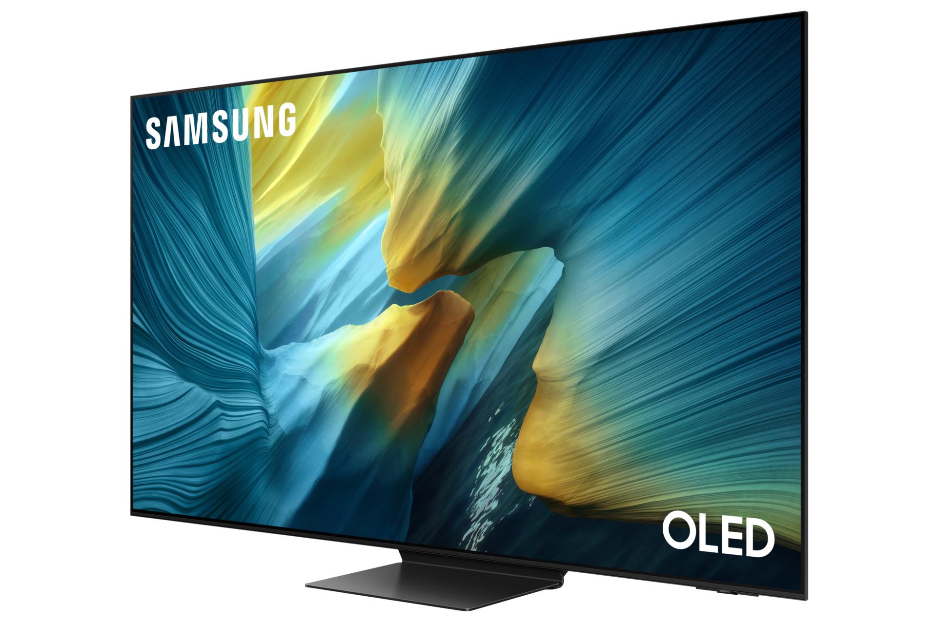 TV Set SAMSUNG 55" OLED/4K/Smart 3840x2160 Wireless LAN Bluetooth Tizen Black QE55S95FATXXH
