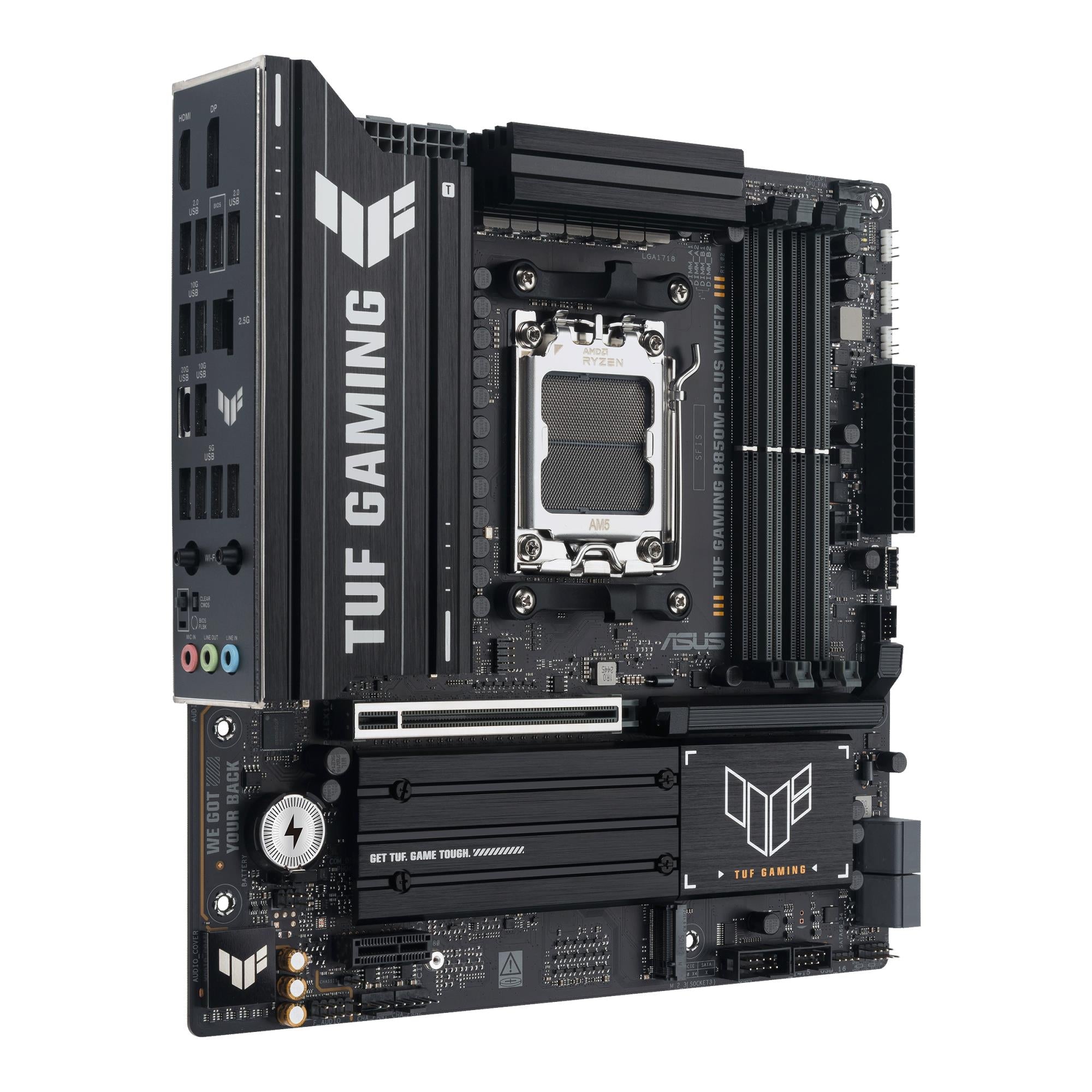 Mainboard ASUS AMD B850 SAM5 Micro-ATX Memory DDR5 Memory slots 4 GAMINGB850M-PLUSWIFI7