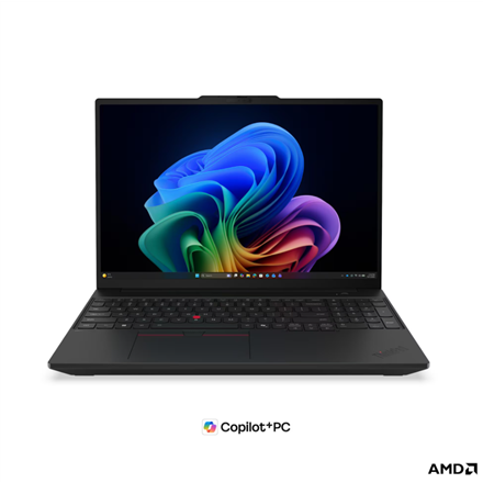 Lenovo ThinkPad T16 G5 AMD | Black | 16 " | IPS | 1920 x 1200 pixels | WUXGA | Anti-glare | AMD Ryzen AI 5 PRO | 440 | 1