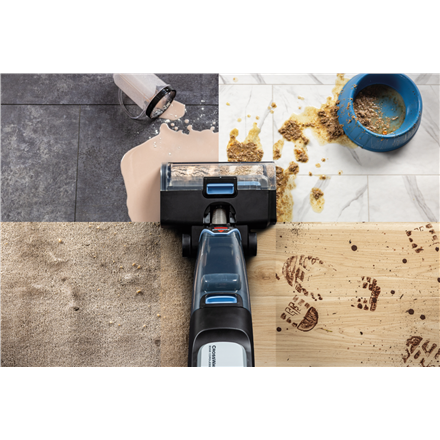Bissell Vacuum Cleaner | CrossWave Edge Select | Cordless operating | Washing function | 25.9 V | Black/Warm White/Silve