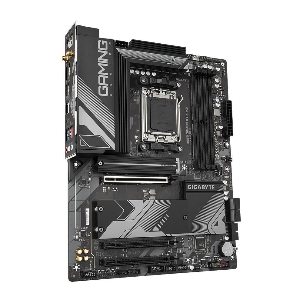 Mainboard GIGABYTE AMD B650 SAM5 ATX Memory DDR5 Memory slots 4 1xPCI-Express 16x 1xPCI-Express 3.0 1x 3xM.2 1xHDMI 1xDisplayPort 3xUSB 2.0 4xUSB 3.2 1xUSB-C 1xPS/2 1xRJ45 3xAudio port B650GAMINGXAXV21.2