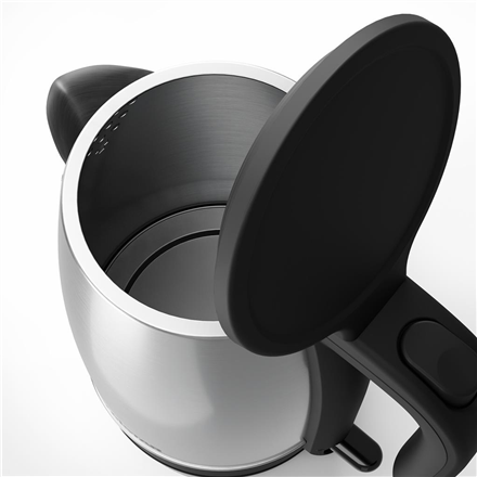 Tristar | Kettle | WK-1348 | Electric | 2200 W | 1.7 L | Stainless steel | 360° rotational base | Black/Stainless Steel