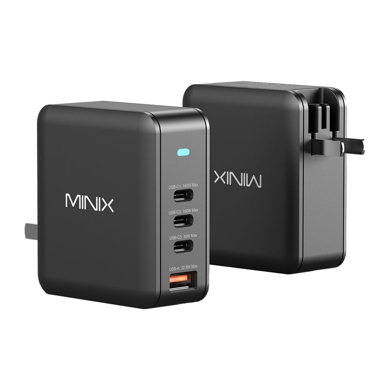 Minix P165 GaN Wall Charger with 3x USB-C and 1x USB-A Ports - Image 2