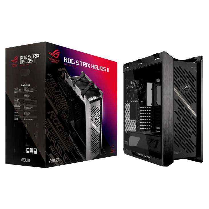 CASE MIDITOWER ATX W/O PSU/GX601 ROG STRIX HELIOS BK ASUS