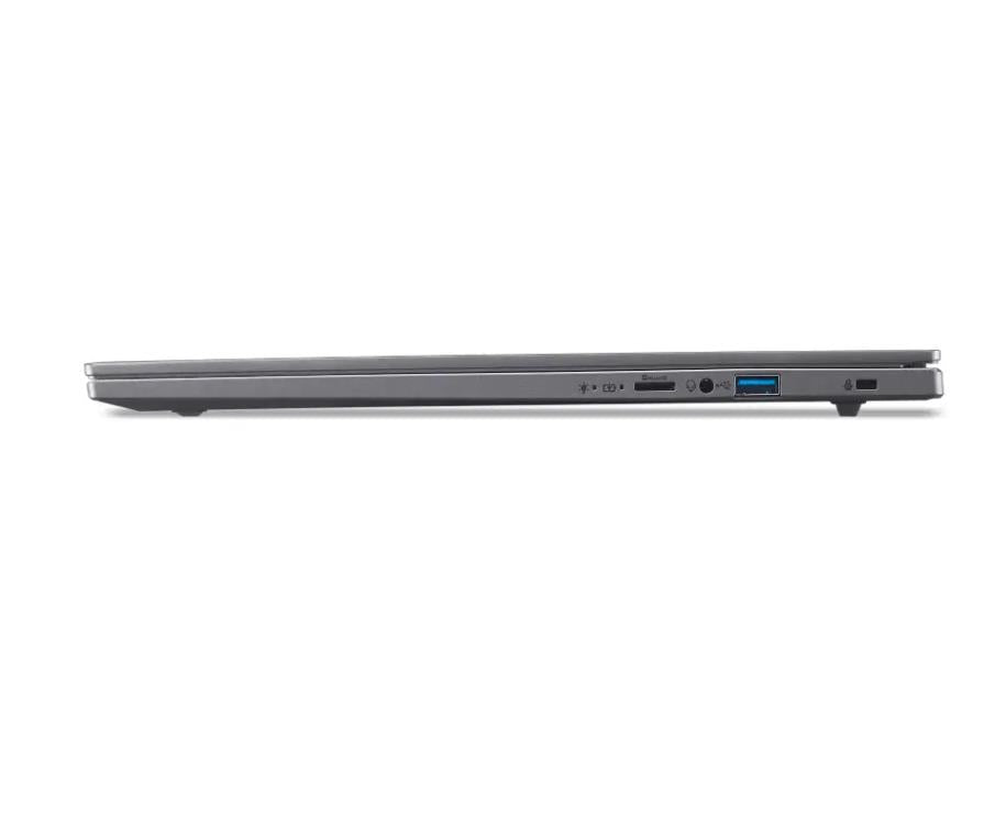 Notebook ACER Aspire Aspire 16 AI A16-11M-X4X3 CPU Qualcomm Snapdragon X X1-26-100 3000 MHz 16" 1920x1200 RAM 16GB LPDDR5x SSD 512GB Qualcomm Adreno GPU Integrated ENG Card Reader microSD Windows 11 Home Steel Grey 1.55 kg NX.JLNEL.001