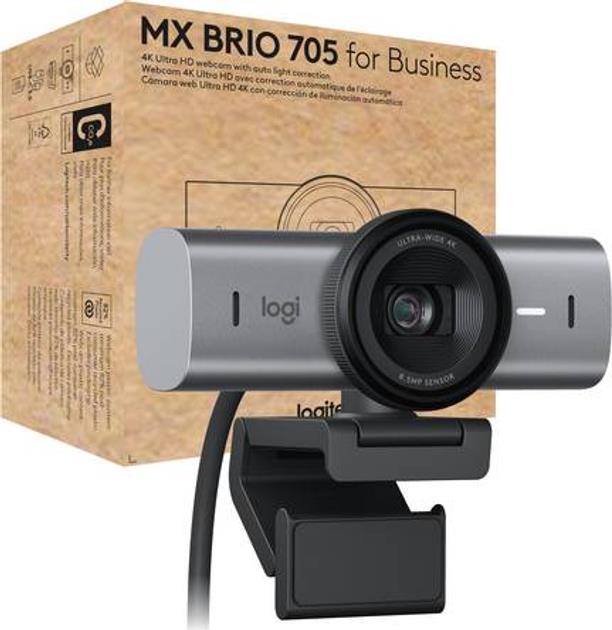 CAMERA WEBCAM MX BRIO 705 4K/GRAPHITE 960-001530 LOGITECH