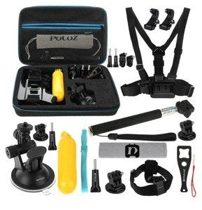 Puluz set of 20 accessories for sports cameras (including Osmo Action 5 Pro) PKT11 - Image 1