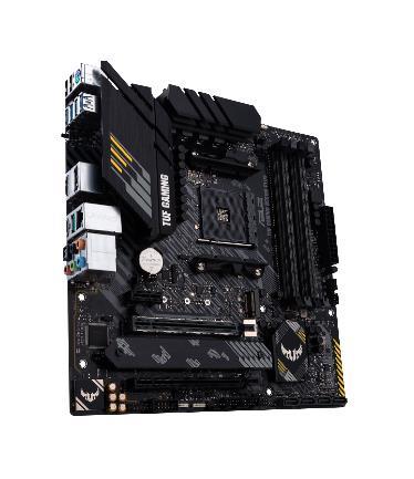 Mainboard ASUS AMD B550 SAM4 MicroATX 1xPCI-Express 3.0 1x 1xPCI-Express 3.0 16x 2xM.2 1xPCI-Express 4.0 16x Memory DDR4 Memory slots 4 1xHDMI 1xDisplayPort 2xUSB 2.0 1xUSB type C 5xUSB 3.2 1xPS/2 1xOptical S/PDIF 1xRJ45 5xAudio port TUFGAMINGB550M-PLUS