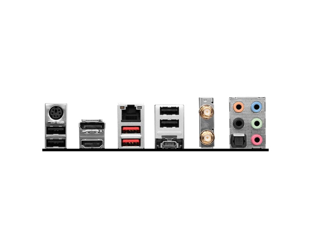Mainboard MSI Intel B760 Express LGA1700 ATX Memory DDR4 Memory slots 4 5xPCI-Express 5.0 16x 2xM.2 1xHDMI 1xDisplayPort 4xUSB 2.0 2xUSB 3.2 1xUSB-C 1xPS/2 1xOptical S/PDIF 1xRJ45 5xAudio port PROB760-PWIFIDDR4