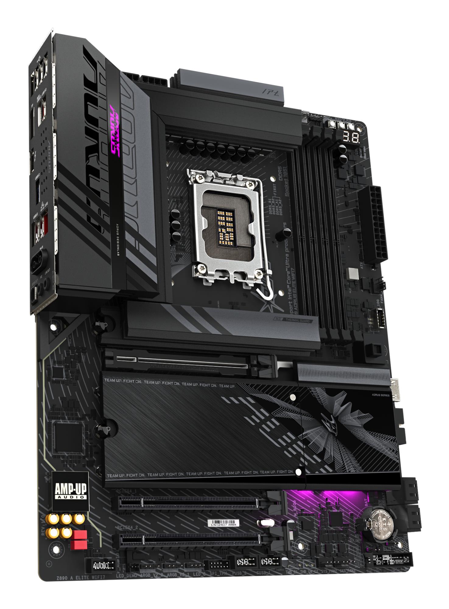 Mainboard GIGABYTE Z890 A ELITE WIFI7 1.1 Intel Z890 LGA 1851 (Socket V1) ATX RAM DDR5-SDRAM 4xSlots Wi-Fi Yes Bluetooth Yes 4xNumber of M.2 (M) slots Z890AELITEWIFI71.1